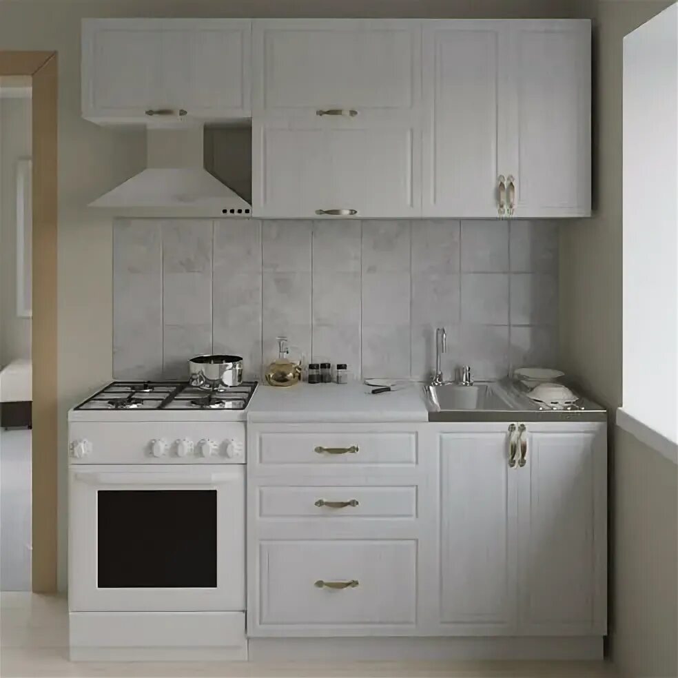 Кухонный гарнитур юлия сандал белый фото Модульная кухня Юлия МДФ купить в Екатеринбурге в интернет-магазине "МебельШоп96