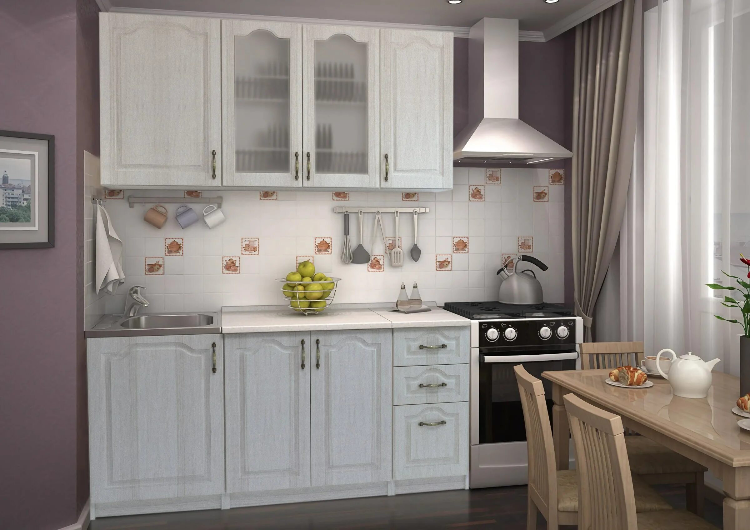 Кухонный гарнитур юлия сандал белый фото Кухня юлия стендмебель сандал белый (69 фото) " НА ДАЧЕ ФОТО