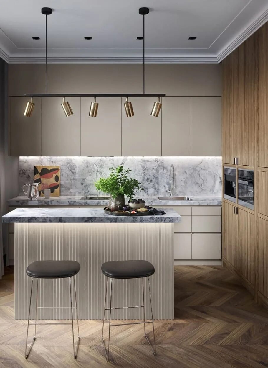 Кухонный интерьер 2024 Все преимущества кухни в белом цвете