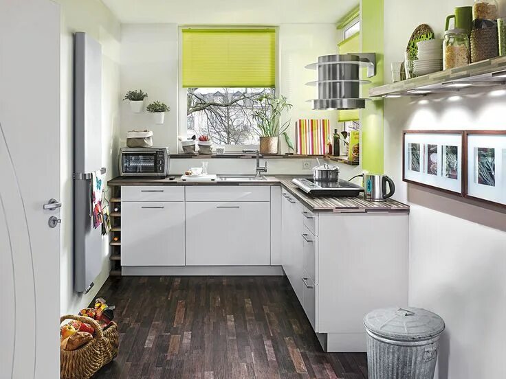 Кухонный интерьер для маленькой 55 Лучших идей дизайна маленькой кухни - Все стили Kitchen dinning room, Kitchen