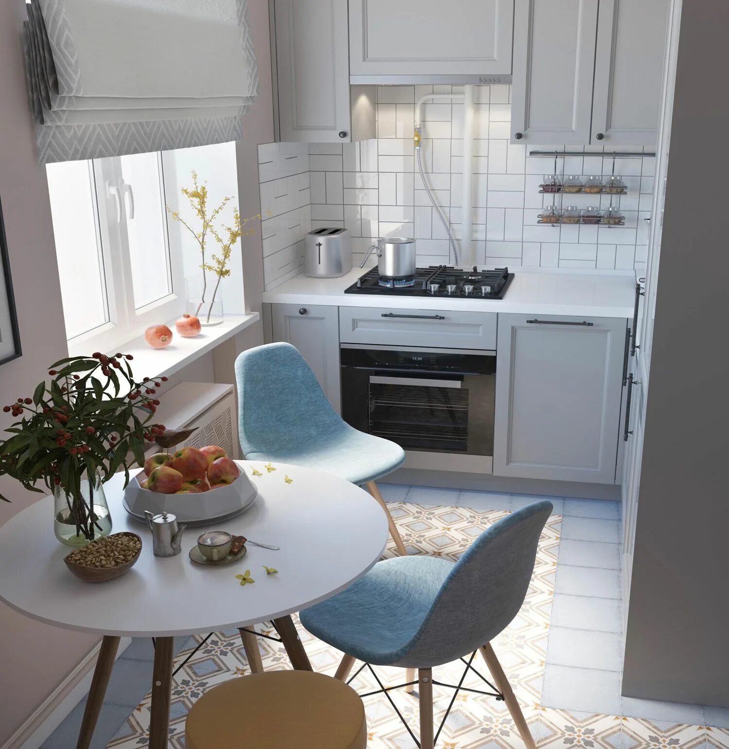 Кухонный интерьер для маленькой Маленькая кухня Интерьер, Интерьер кухни, Небольшие кухни