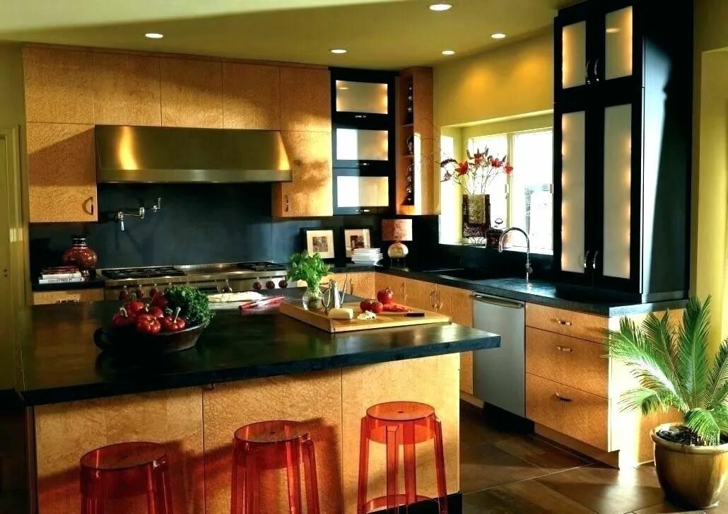 Кухонный интерьер фотографии Pin by Wayne Ward on Interiors Contemporary kitchen decor, Asian kitchen design,