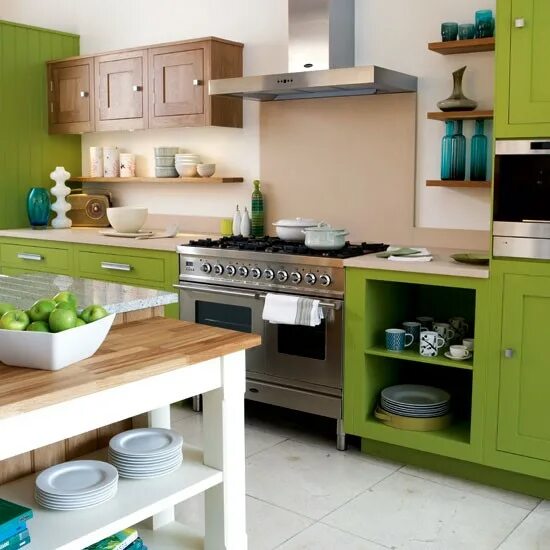 Кухонный интерьер в зеленом цвете Кухня капучино, кофейная и шоколадная. Мебель от производителя с доставкой по Мо