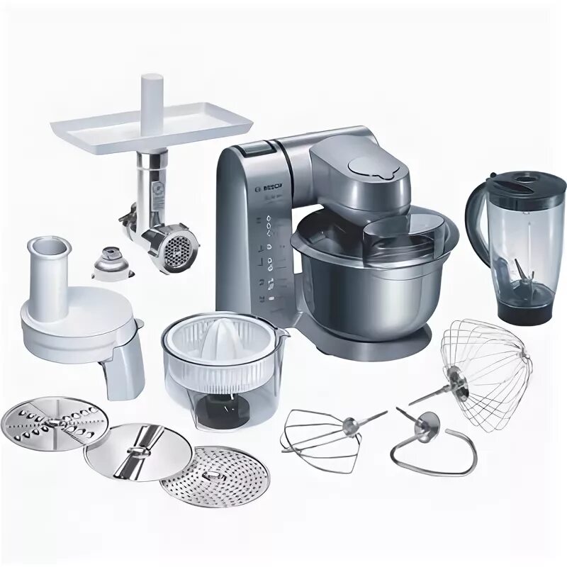 Кухонный комбайн купить цена фото Bosch MUM84MP1 купить в KNS. Кухонный комбайн Bosch MUM84MP1 - цена, характерист