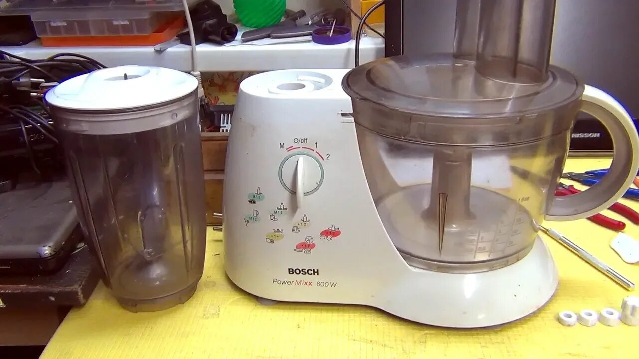 Кухонный комбайн ремонт своими руками Ремонт кухонного комбайна BOSCH MCM 5180_02. 3Д печать недостающих деталей. - см