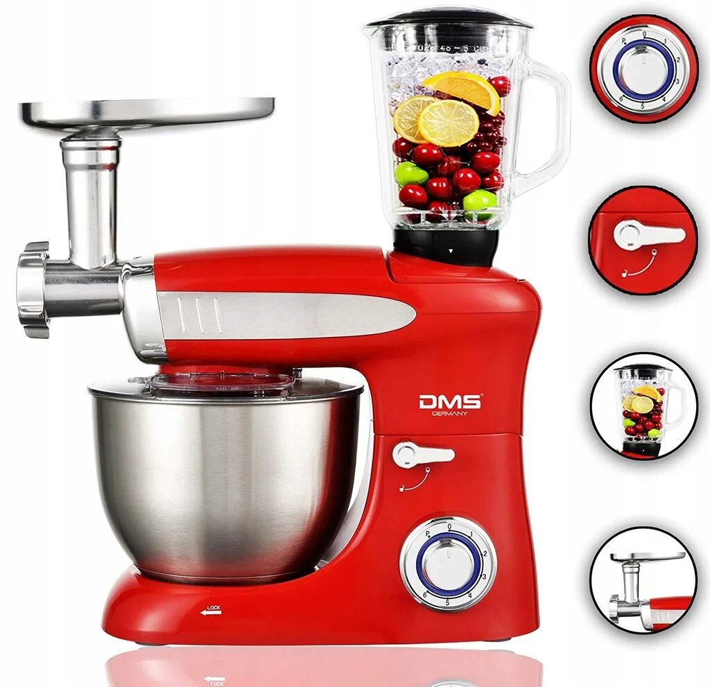 Кухонный комбайн цена и фото в днс Купить Планетарный робот DMS KMFB1900R 6,5 л дробилка: отзывы, фото и характерис