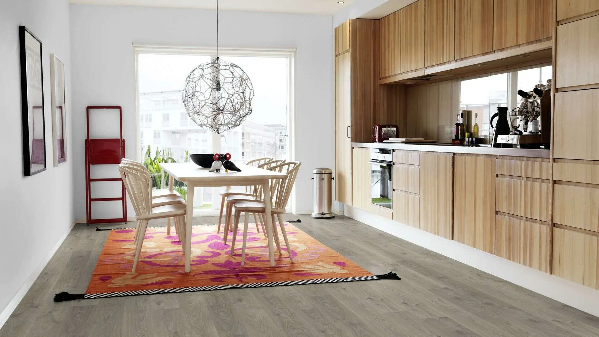 Кухонный ламинат фото Ламинат Pergo Дуб Глубинный Темно-серый - MALMÖ PRO+ L1258-04433