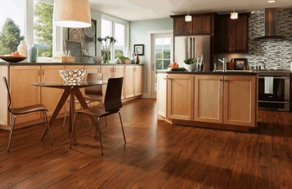 Кухонный ламинат фото Тектона бежевый тёмный DD040000R 40x238.5 Керамогранит Керама Марацци (Kerama Ma