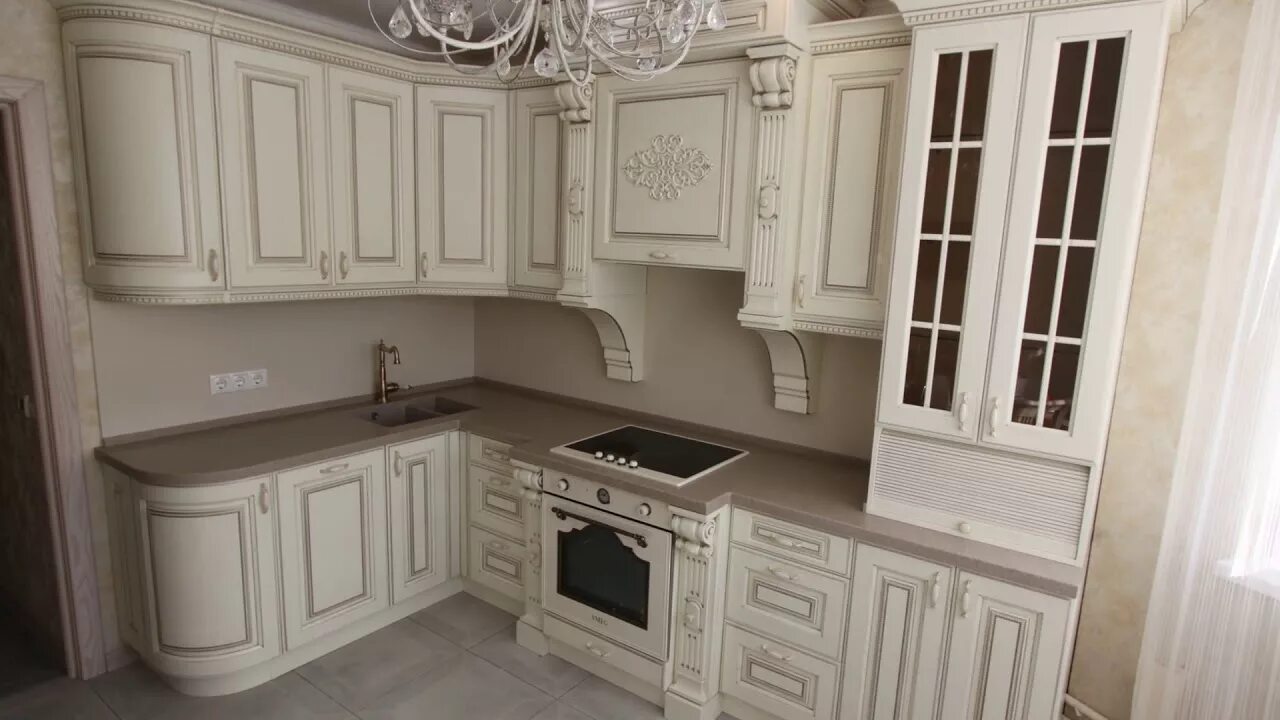 Кухонный мебель фото под слоновой кости цвет Классические кухни - YouTube