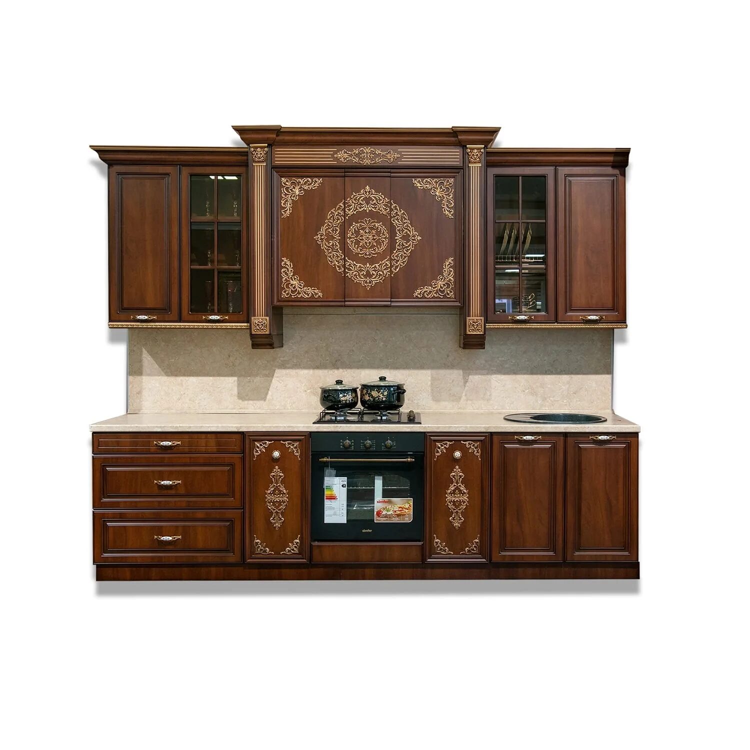 Кухонный мебель в киргу фото Купить Кухня Вивальди в Санкт-Петербурге по цене 56450 руб фото, размеры, описан