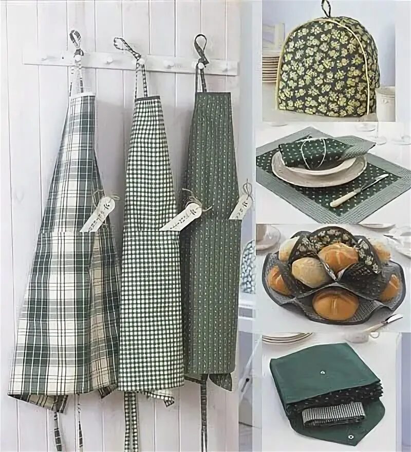 Кухонный набор своими руками сшить фото Из того , что под руками - Шьём , вяжем , рисуем для кухни OK.RU Kitchen aprons,