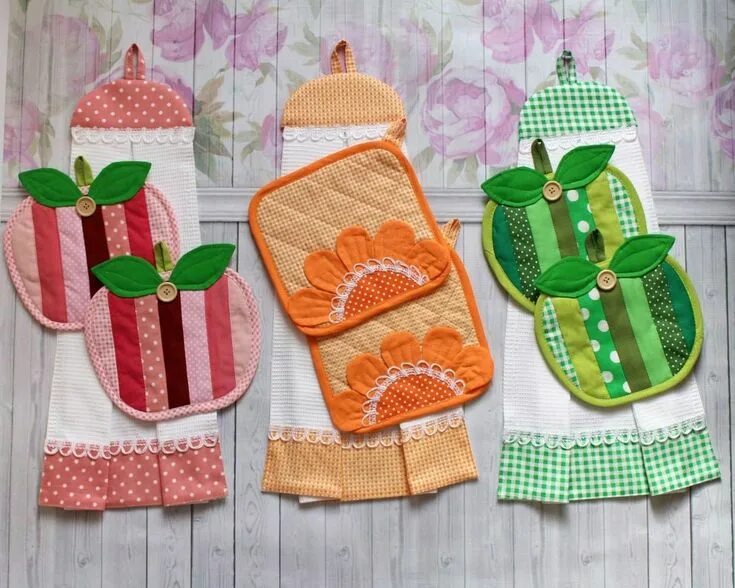 Кухонный набор своими руками сшить фото Кухонные комплекты в интернет-магазине Ярмарка Мастеров по цене 550 ₽ - I6TPXRU 