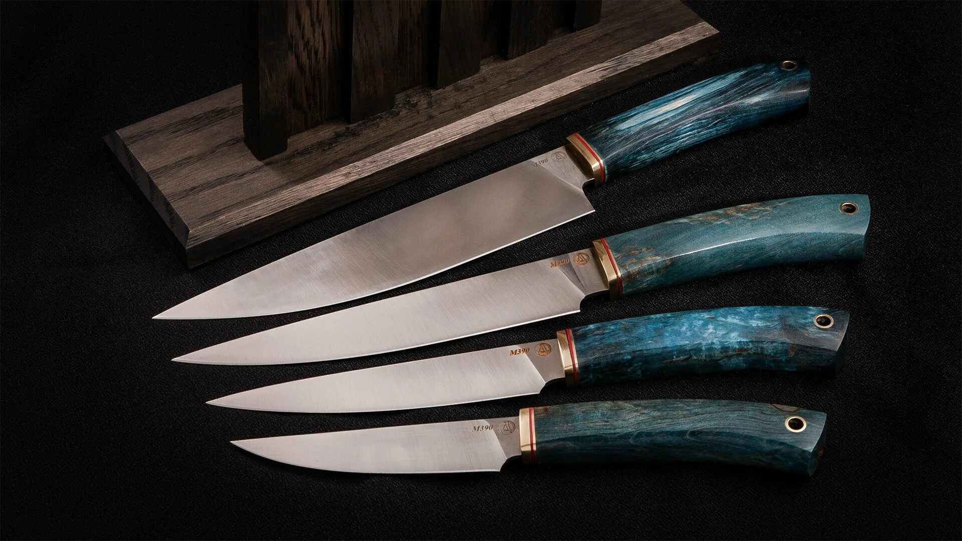 Кухонный нож ручной работы фото Ножи из порошковой стали м390 - Ohota-kaluga.ru