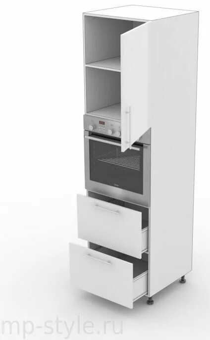 Кухонный пенал напольный фото Кухонный модуль 400