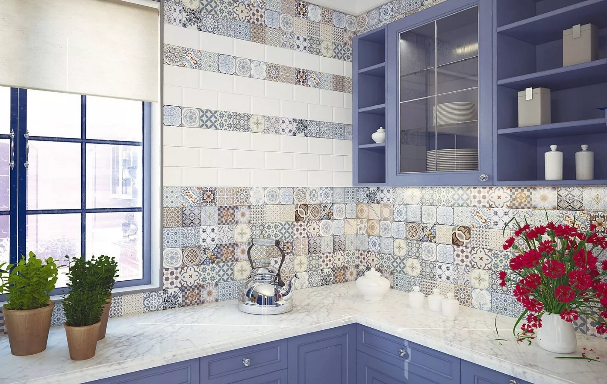 Кухонный плитка фото Коллекция Antique от производителя Monopole Ceramica - купить плитку в интернет-