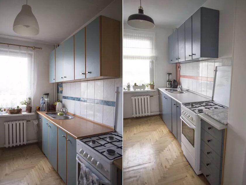 Кухонный ремонт своими руками Кухня после Bel-Okna.ru