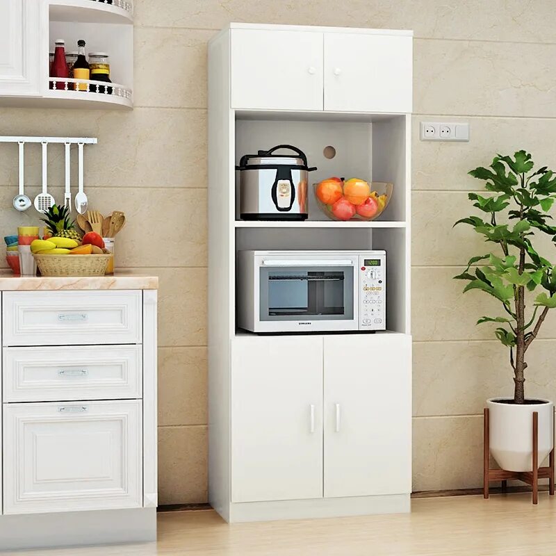 Кухонный шкаф для кухни фото Купить Еда сервант простой современный микроволновой печи шкаф кухня хранение хр