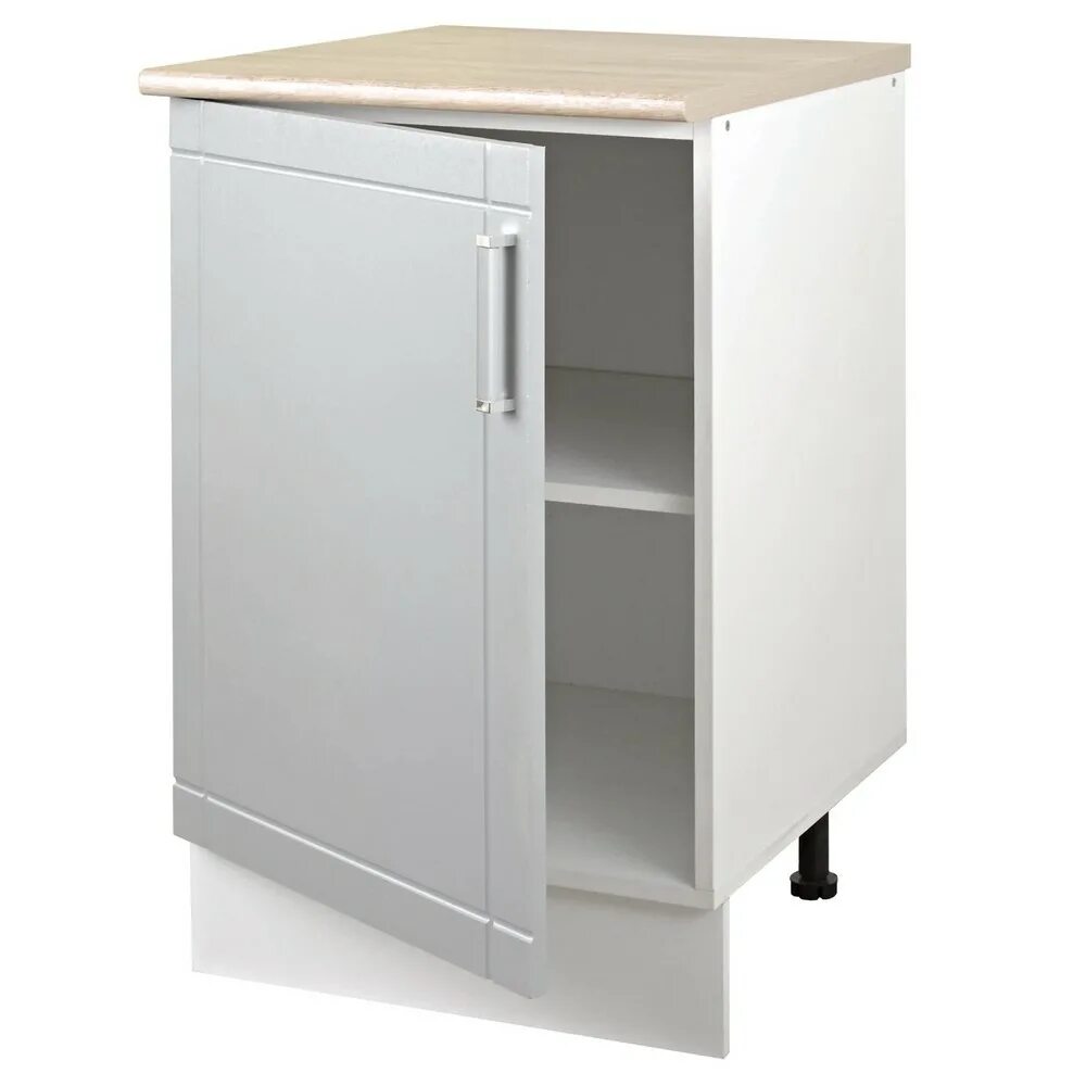 Кухонный шкаф напольный фото Шкаф напольный для кухни Тортора Аква 86x50 см купить в Москве недорого - цена и