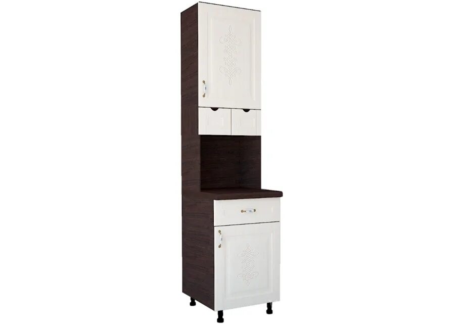 Кухонный шкаф пенал фото Колонка на 500 "Беларусь" (Сергия) - купить недорого в интернет-магазине Фран по