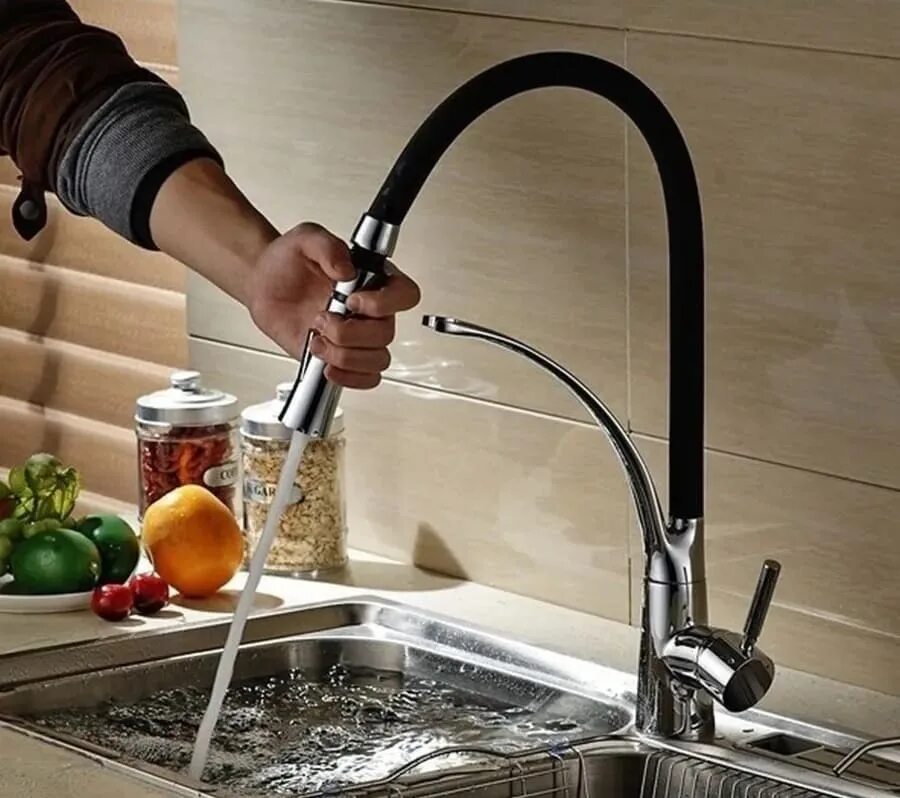 Кухонный смеситель фото цена Смеситель для кухни Gaspar REA-B1008, Артикул REA-B1008, Цена 20 631 руб. - купи