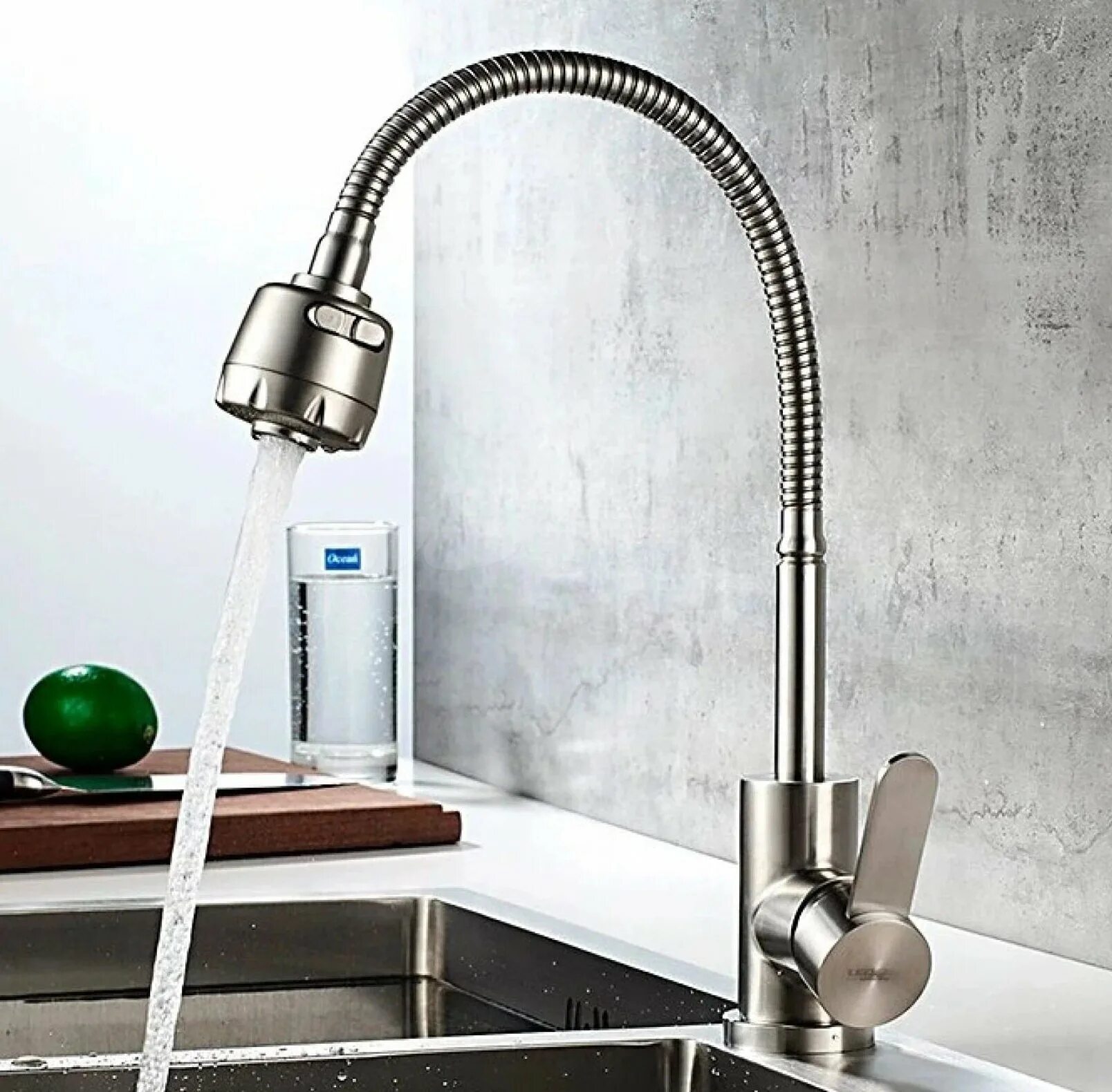 Кухонный смеситель фото цена Смеситель для кухни Ledeme L74304 в Краснодаре - купить в интернет магазине Сант