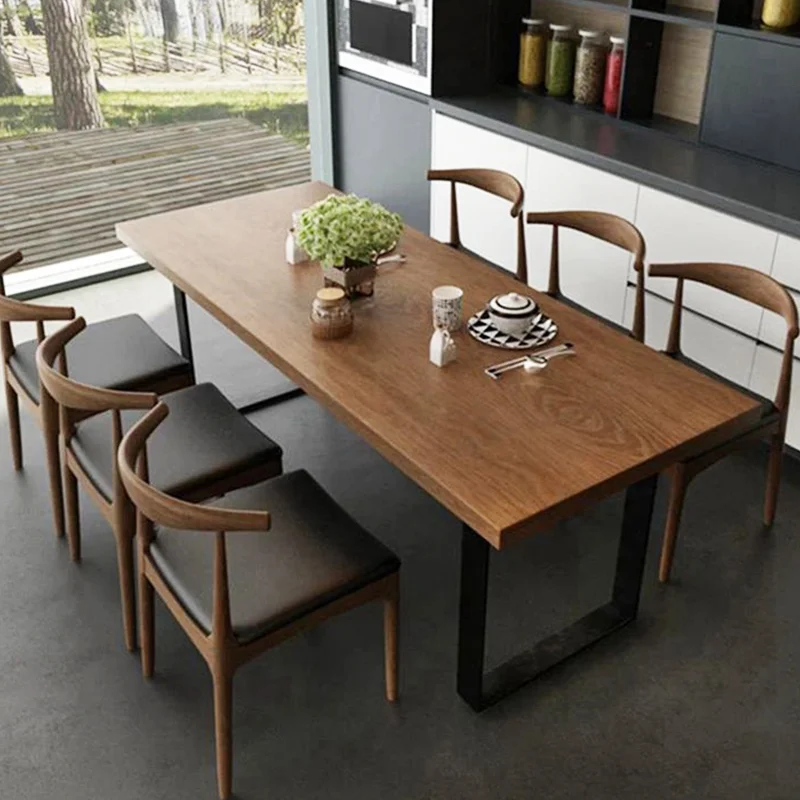 Кухонный стол большой фото Makeup Casual Dining Room Sets Organizer Library Buffet Plates Restaurant Sets U