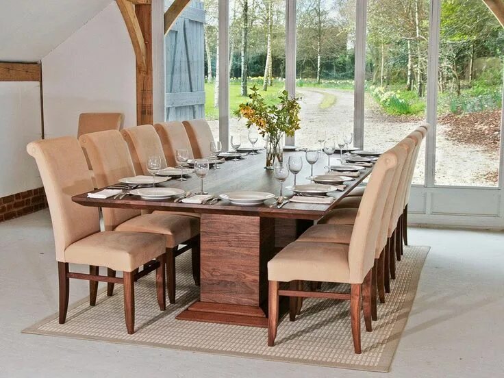 Кухонный стол большой фото extra wide dining tables - Google Search