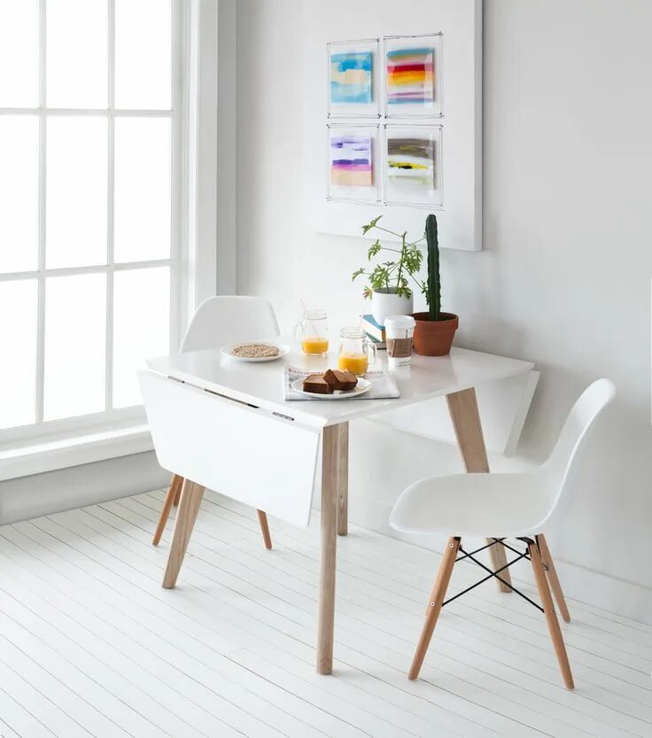 Кухонный стол небольшой фото Transform your small kitchen into a high-impact area! White kitchen table, Dinin