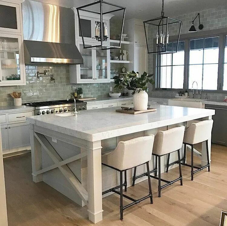 Кухонный стол остров фото 533 Likes, 5 Comments - Home Bunch (@homebunch) on Instagram: "I love the #kitch