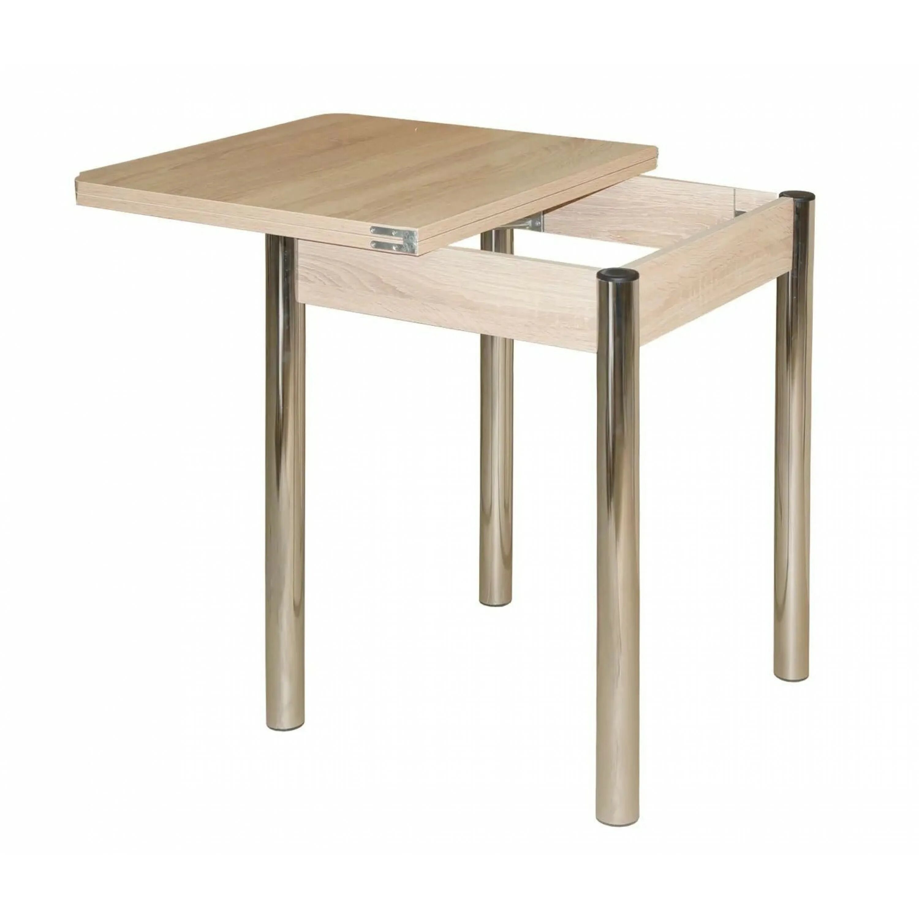 Кухонный стол раскладной светлый купить фото Стол обеденный "Компакт" раскладной 600*600