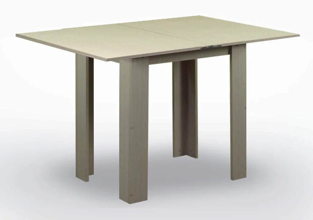 Кухонный стол раскладной светлый купить фото Стол кухонный раскладной (СтендМ) (ясень шимо светлый) - купить в интернет-магаз