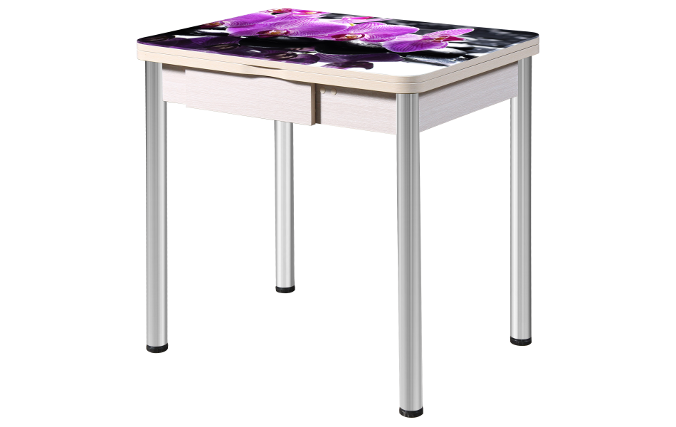 Кухонный стол с ящиком фото Стол "Ника" с ящиком поворотно-раскладной 9880 руб. на 08.09.2024 в Кирове. Купи