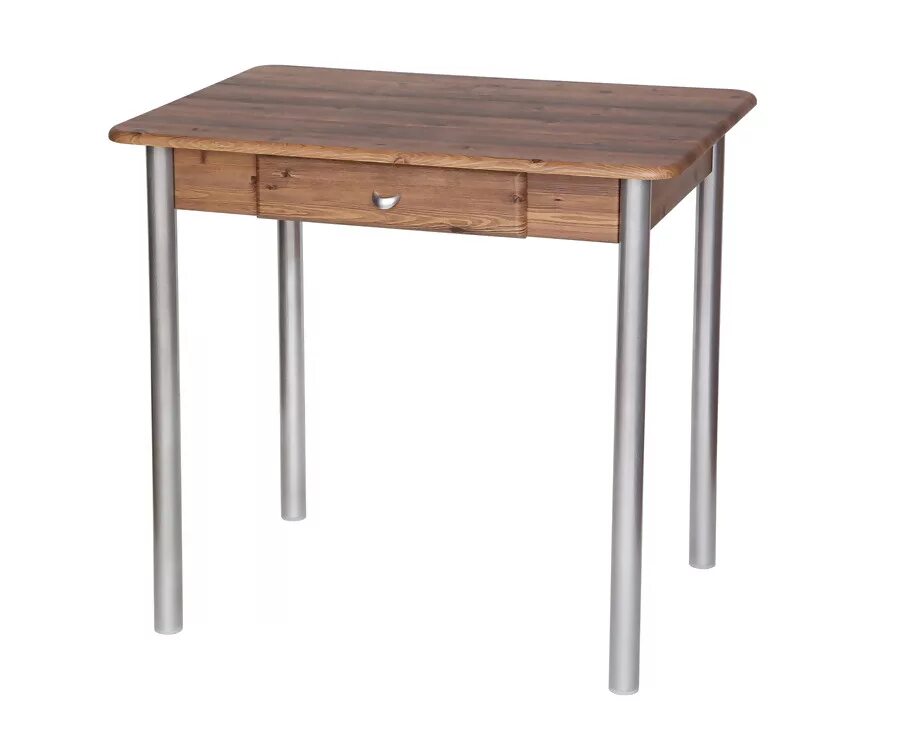 Кухонный стол с ящиком фото Стол обеденный МДФ с ящиком М142.72 превосходно подойдет для небольшой кухни. Ку