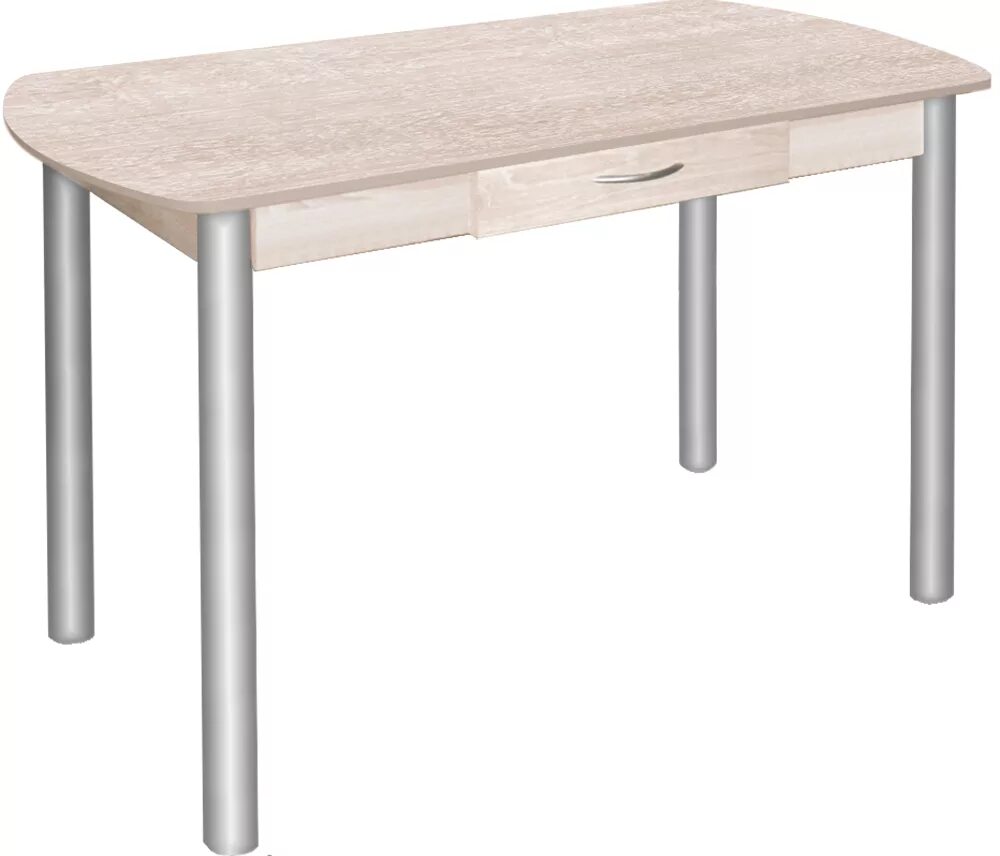 Кухонный стол с ящиком фото Обеденный стол М142-2 с выдвижным ящиком для дома и кухни