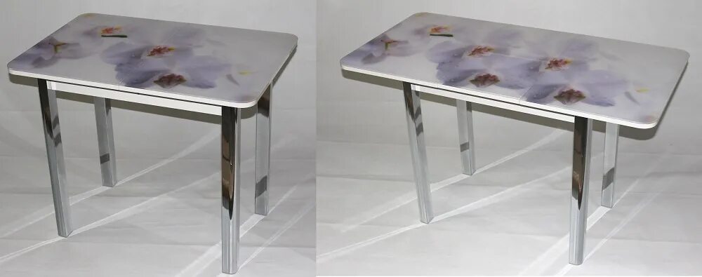 Кухонный стол самара на птичке фото цены Столы кухонные с фотопечатью CR-0464 - купить в Москве, GloMart.ru