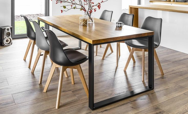 Кухонный стол со стульями в стиле лофт Обеденный стол Loft 2 Компания ЛЕСШОП