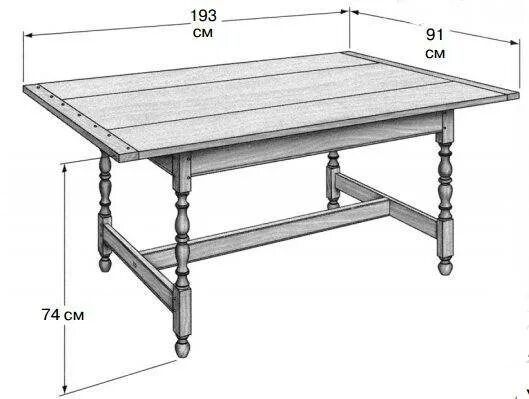 Кухонный стол своими руками фото чертежи Обеденный стол своими руками по чертежу: как его сделать?