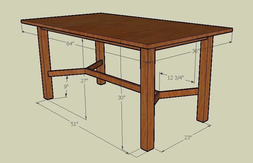Кухонный стол своими руками фото чертежи dimensions Simple dining table, Dining room design, Dining table sizes