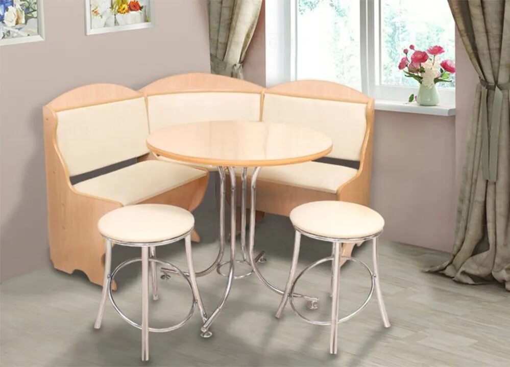 Кухонный стол уголок фото Кухонный уголок "УЮТ 2"