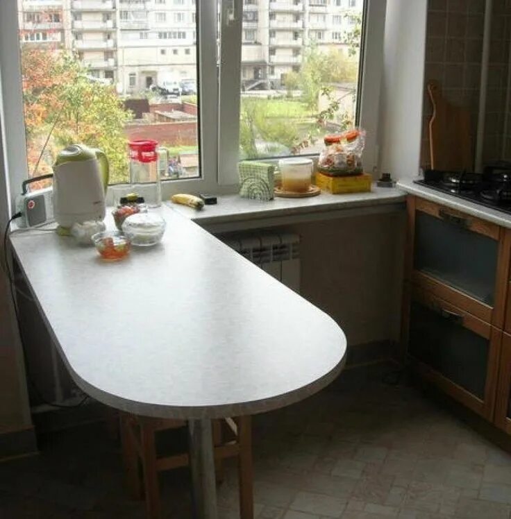 Кухонный стол в хрущевке фото Новости Планы кухни, Небольшие кухни, Перепланировка кухни