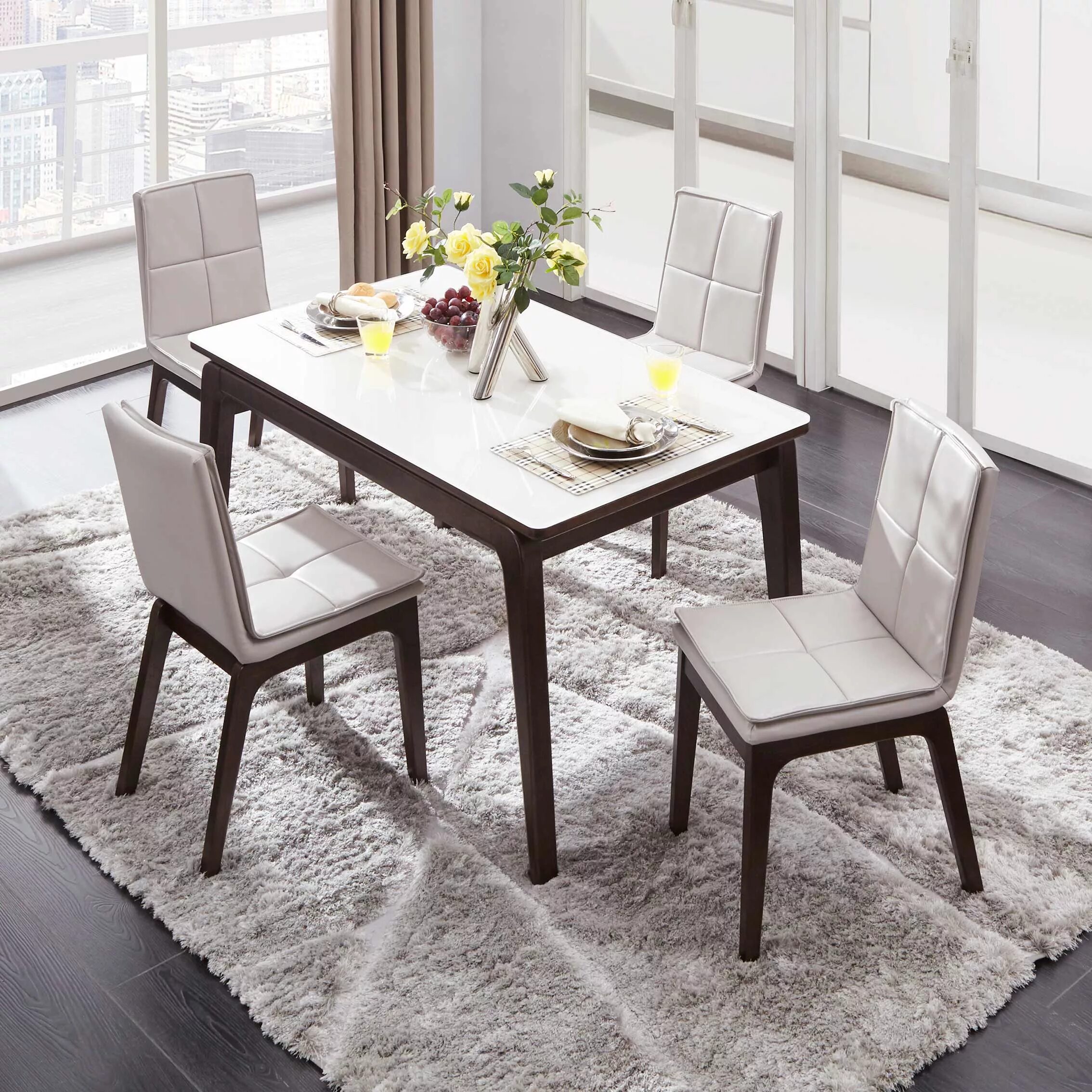 Кухонный стол в интерьере Стол обеденный прямоугольный (103 фото) - фото - картинки и рисунки: скачать бес