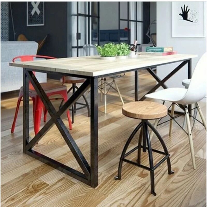 Кухонный стол в стиле лофт Стол Альф - Mebelit Home