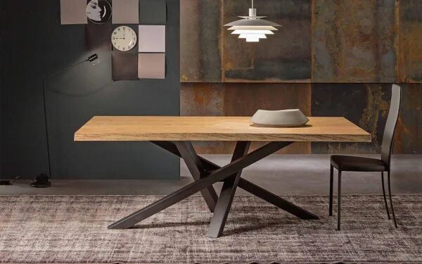 Кухонный стол в стиле лофт своими руками Стол обеденный SN.GROUP. ИНТЕРЬЕРЫ Нераскладной Стол обеденный_СО006_SN.GROUP. И