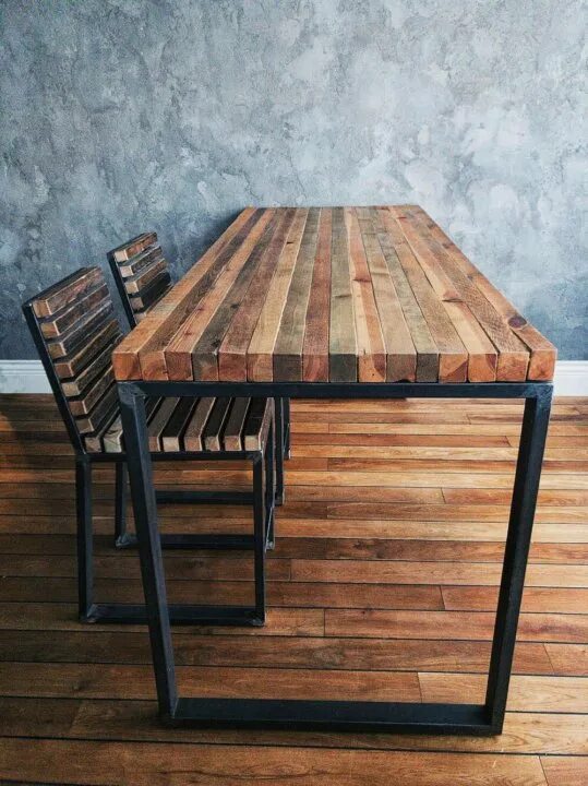 Кухонный стол в стиле лофт своими руками Неактивно