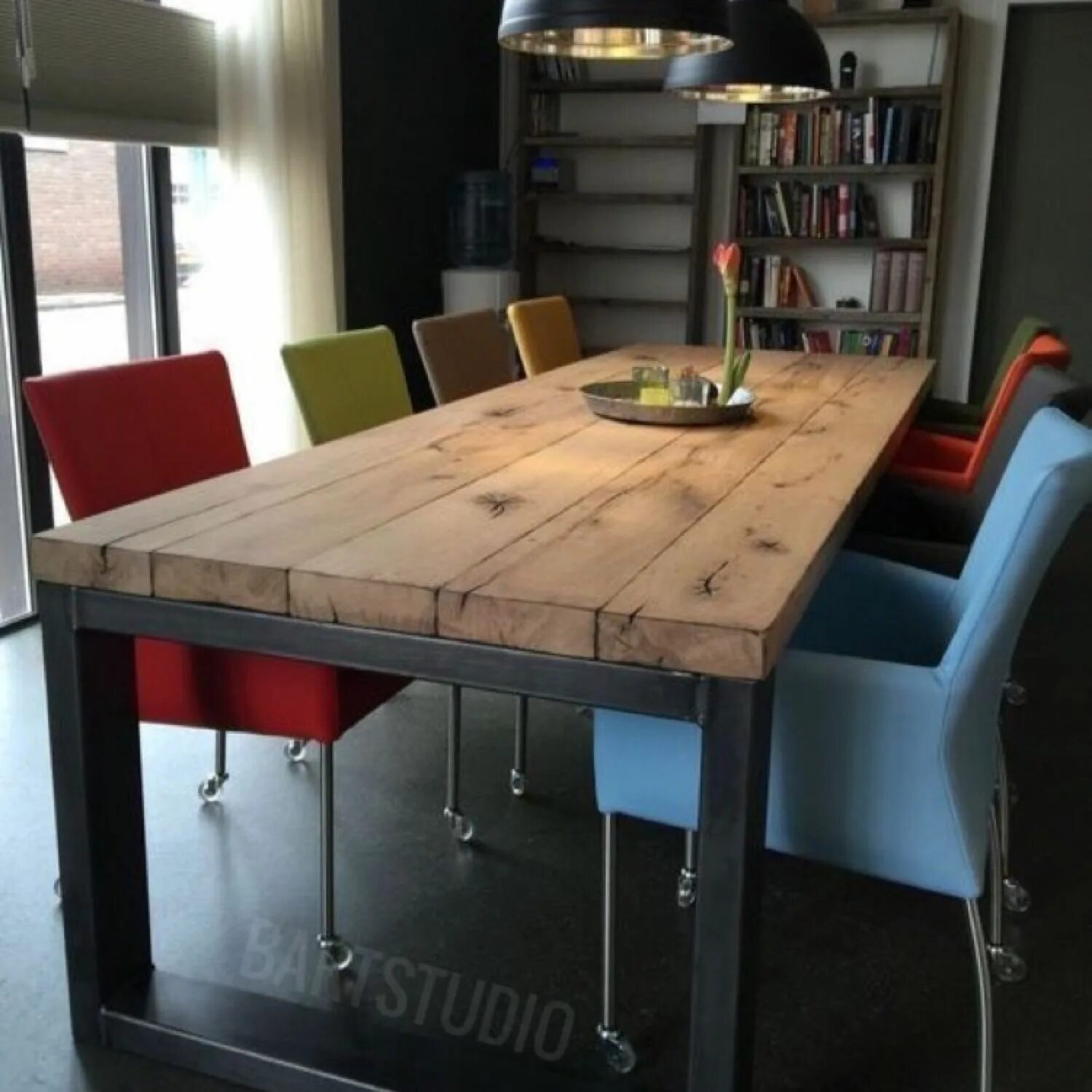 Кухонный стол в стиле лофт своими руками Стол в стиле лофт в интернет-магазине Ярмарка Мастеров по цене 43000 ₽ - KQ52QRU