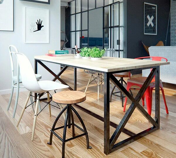 Кухонный стол в стиле лофт своими руками Лофт, мебель на заказ, Фабричная ул., 1, Петергоф - Яндекс Карты