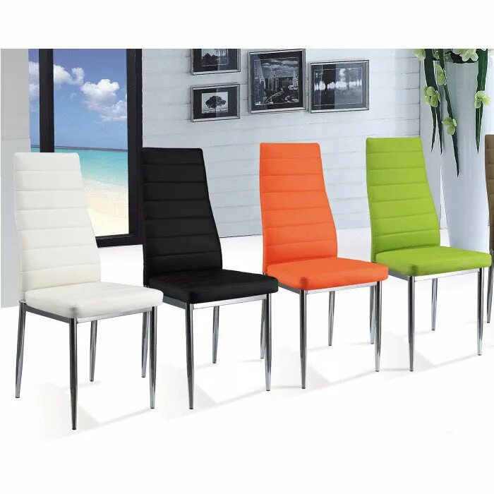 Кухонный стул со спинкой фото Стул со спинкой кухонный кожзам Y-1 купить в Екатеринбурге: цена, наличие - "Ола