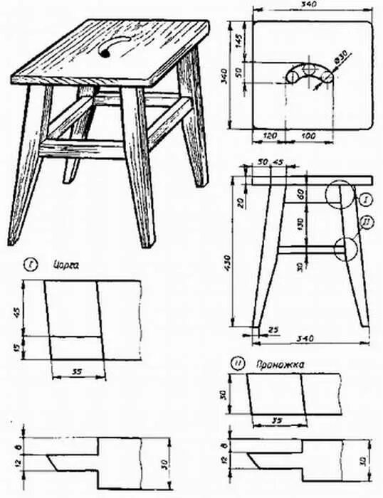 Кухонный своими руками из дерева чертежи 200 фото стульев Woodworking tools, How to plan, Bar stools