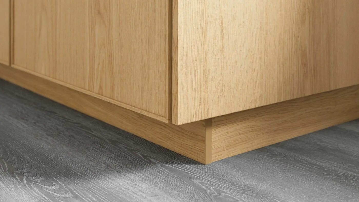 Кухонный цоколь фото Page finition cuisine EKESTAD chêne en 2019 Idée rangement cuisine, Ikea et Rang