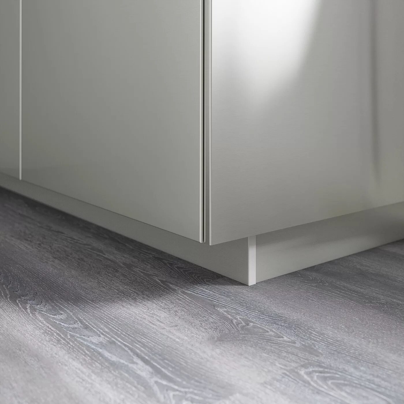 Кухонный цоколь фото Цоколь, цвет нержавеющей стали 220x8 см IKEA ГРЕВСТА 303.971.60 купить в Минске,